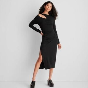 Black Dress with Cut Out